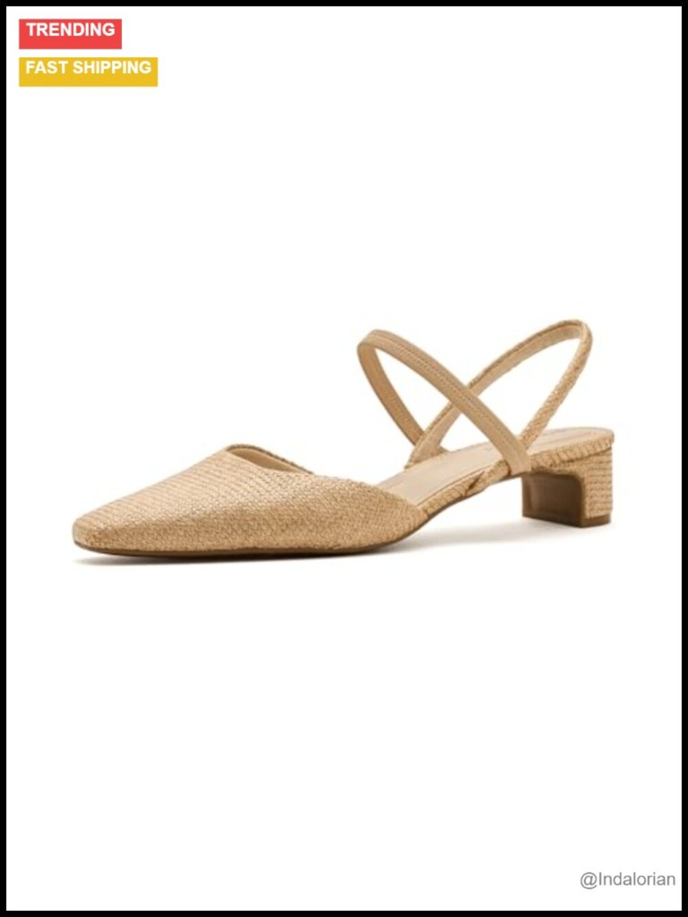 Slingback Kitten Heel Pump with Soft System Comfort and Block Heel